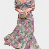 Luana - Elegantna haljina s V izrezom