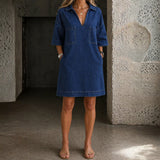 Jéssica - Casual Denim Haljina