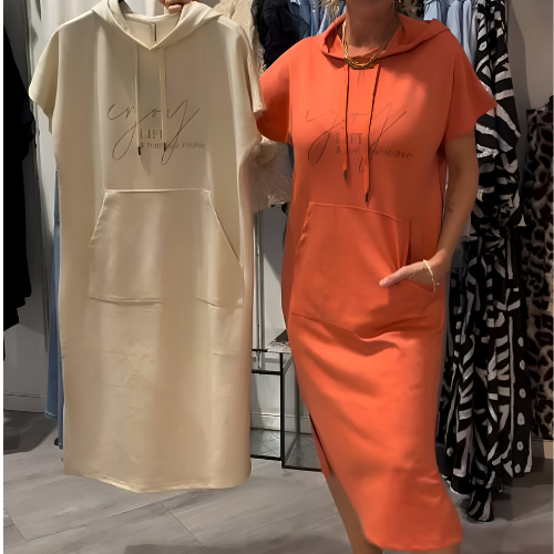 Sásquia - Casual haljina s kapuljačom