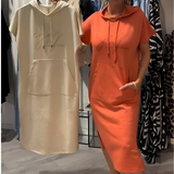Sásquia - Casual haljina s kapuljačom
