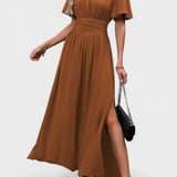 Eterna - Elegantna Maxi Haljina Crna