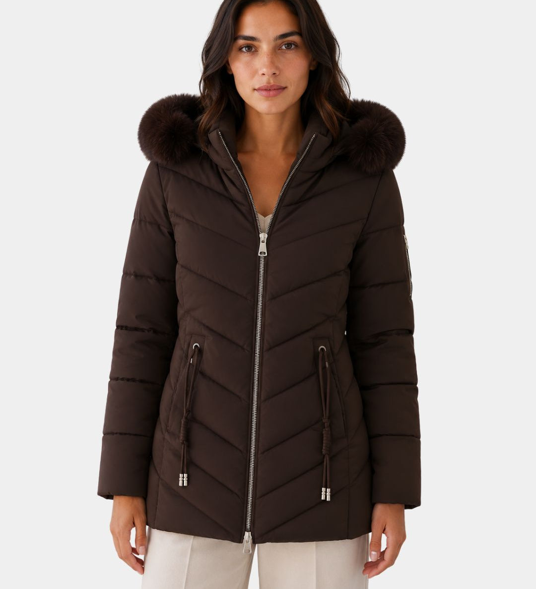 Anéline | Elegantni zimski puffer kaput