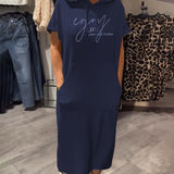 Sásquia - Casual haljina s kapuljačom