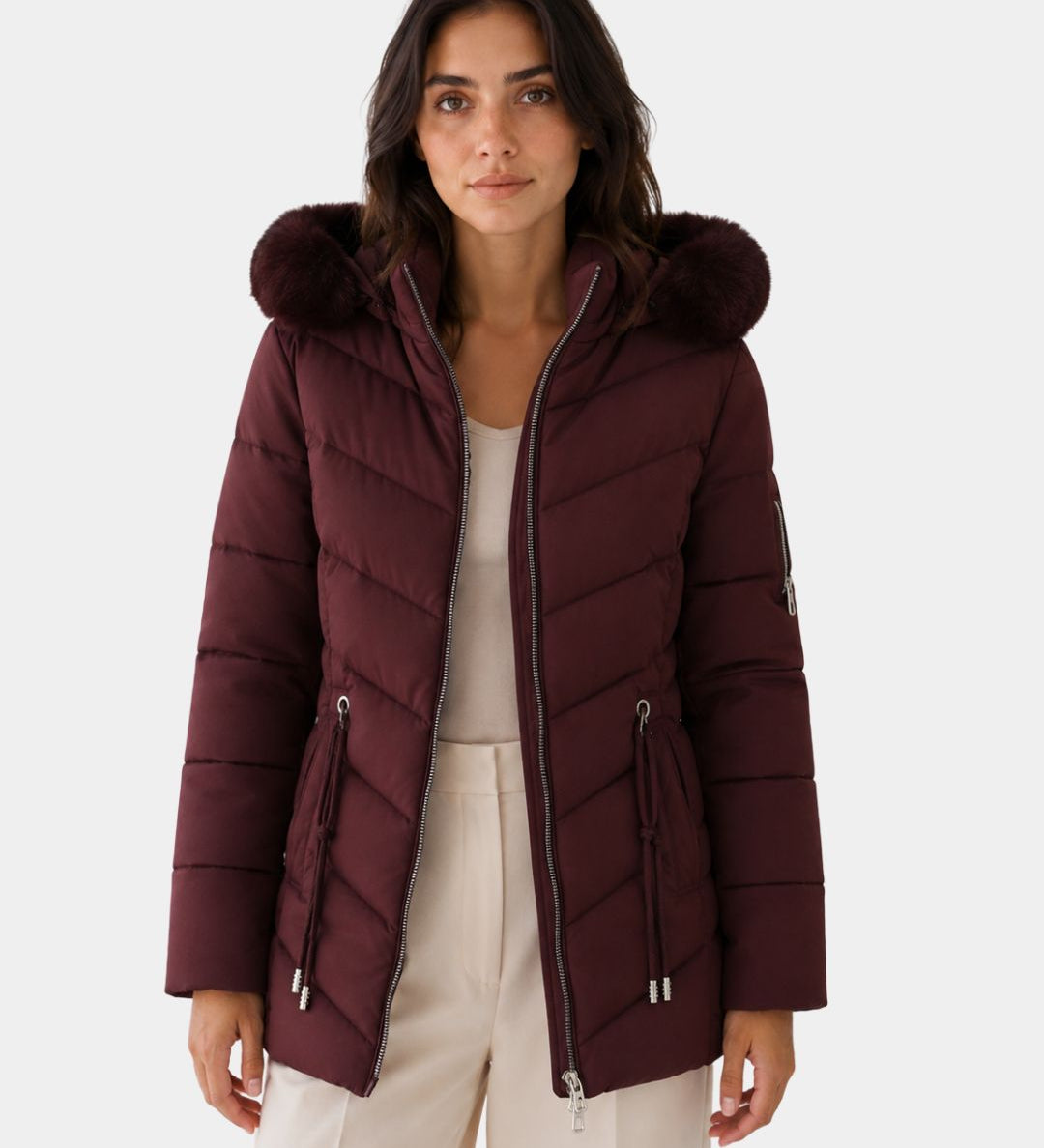 Anéline | Elegantni zimski puffer kaput
