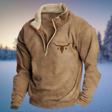 André - Hoodie casual i mekan