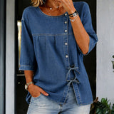 Vera - Duga Vintage Denim Bluza