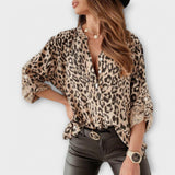 Iara - Moderna blusa s uzorkom leoparda