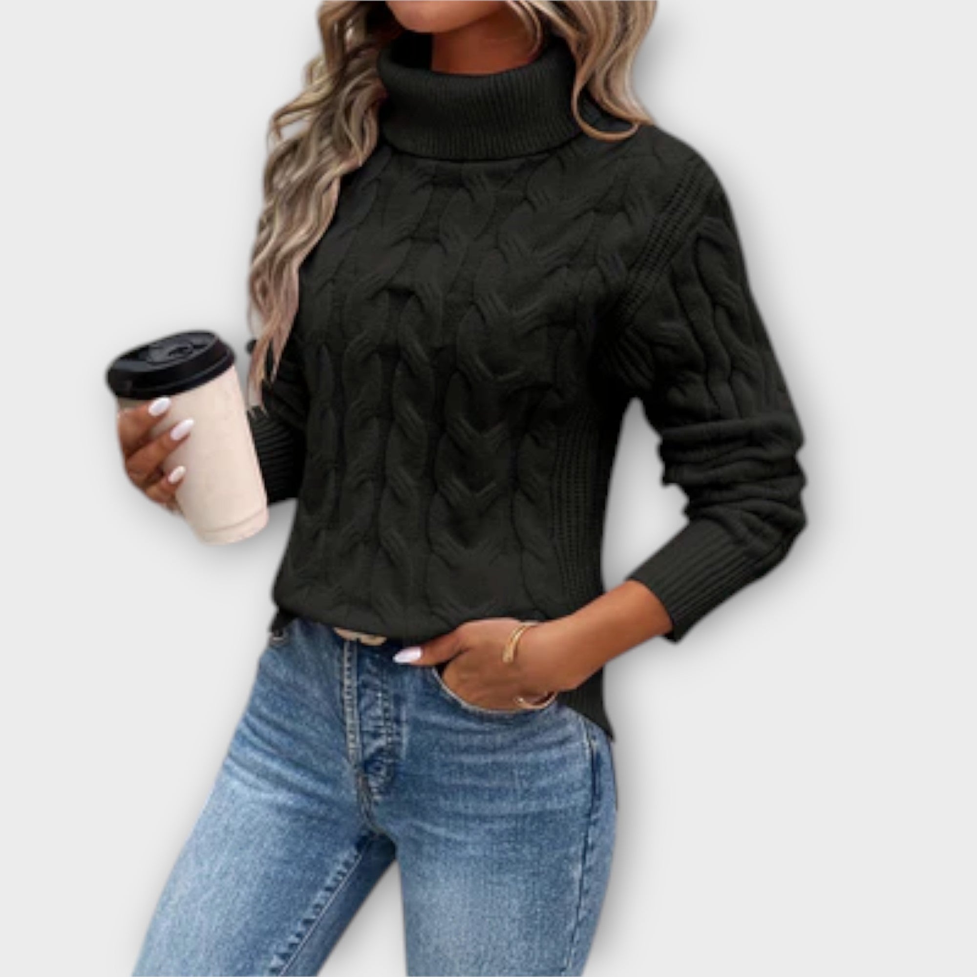 Amelia – Elegantni pleteni pulover