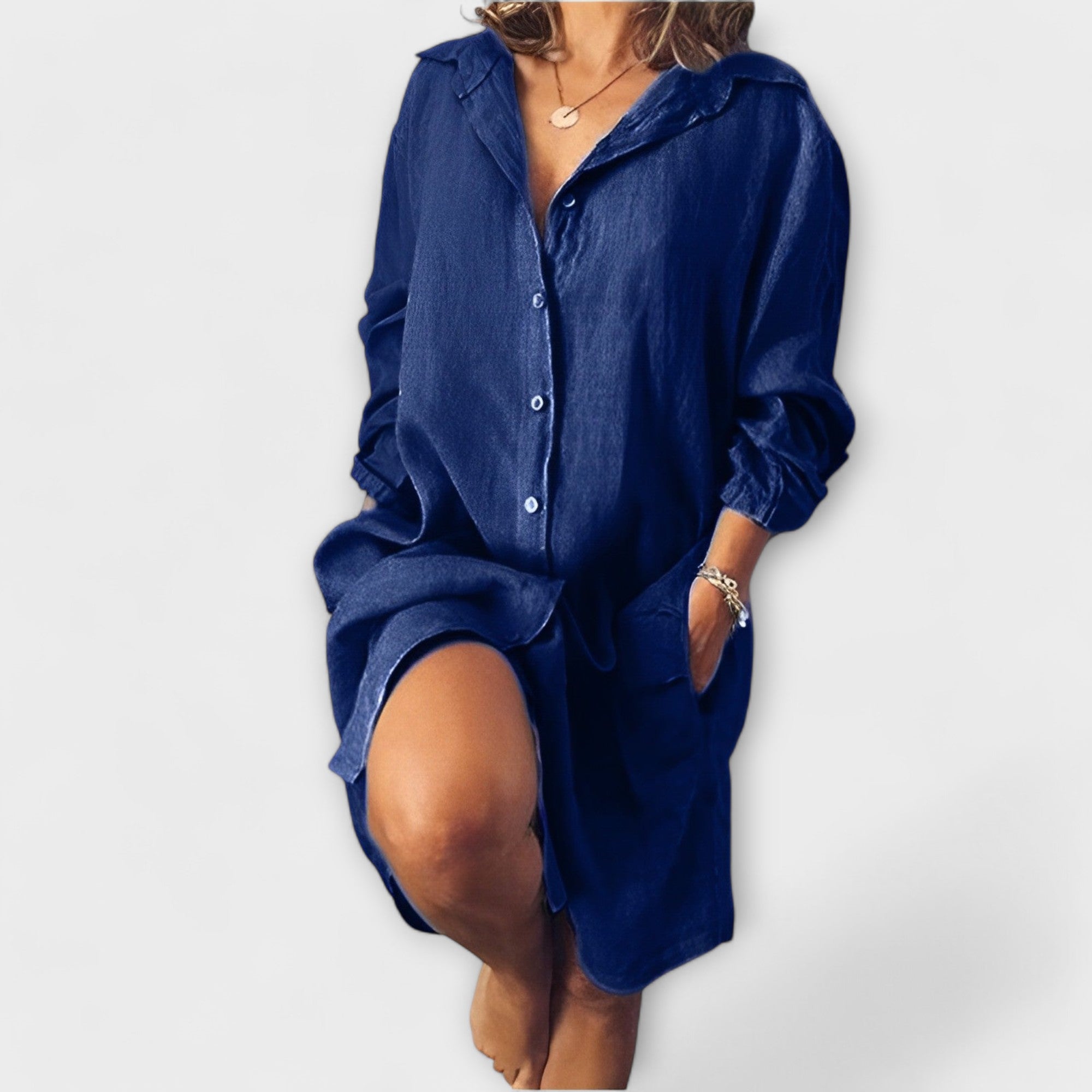 Clara - Casual lanena bluza