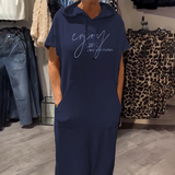 Sásquia - Casual haljina s kapuljačom