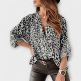 Iara - Moderna blusa s uzorkom leoparda