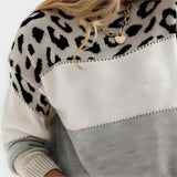 Cheyenne - Casual pulover s leopard uzorkom