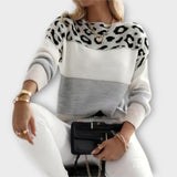 Cheyenne - Casual pulover s leopard uzorkom