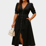 Denim haljina s gumbima