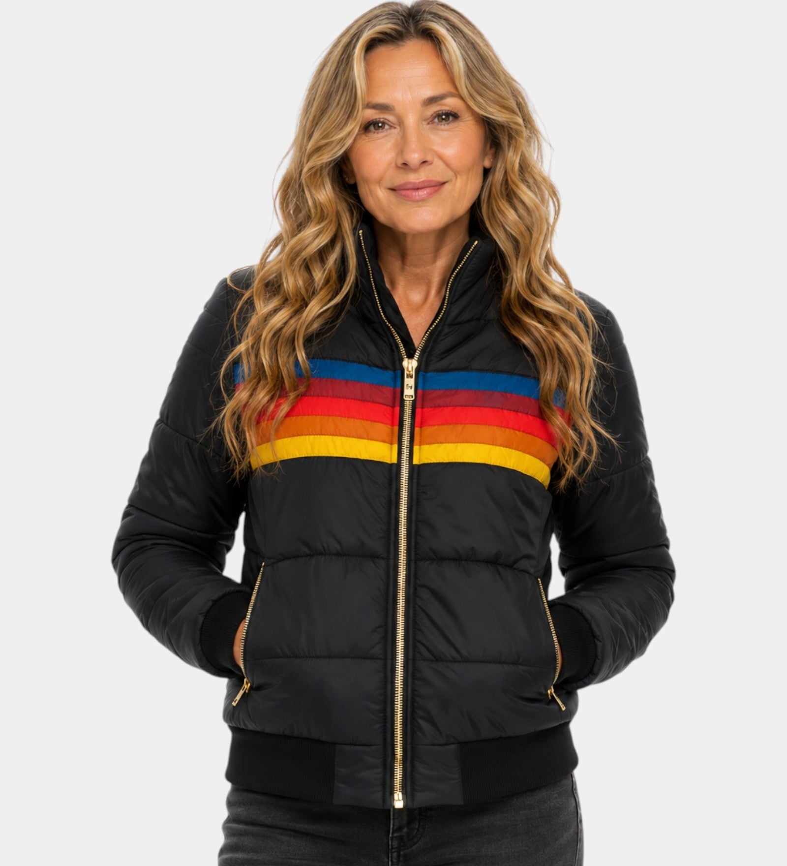 Liorisse | Retro puffer jakna s prugama