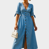 Denim haljina s gumbima