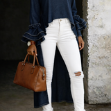 Vânia - Casual Denim Bluza