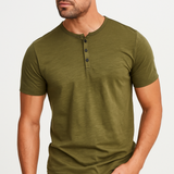 Henley Majica - Gola s Gumbima