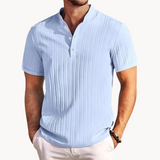 Henley majica - Kratki placket s gumbima