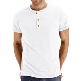 T-Shirt Henley - Mekana Mrežasta Ovratnik