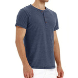 T-Shirt Henley - Mekana Mrežasta Ovratnik