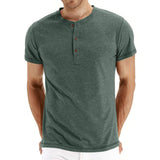 T-Shirt Henley - Mekana Mrežasta Ovratnik