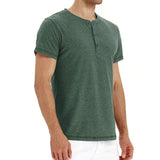 T-Shirt Henley - Mekana Mrežasta Ovratnik