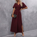 Eterna - Elegantna Maxi Haljina Crna