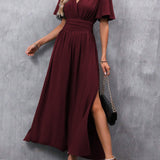 Eterna - Elegantna Maxi Haljina Crna