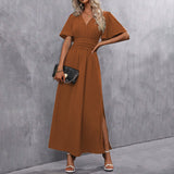 Eterna - Elegantna Maxi Haljina Crna