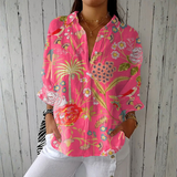 Joana - Blusa Tropska s Cvjetnim Uzorkom