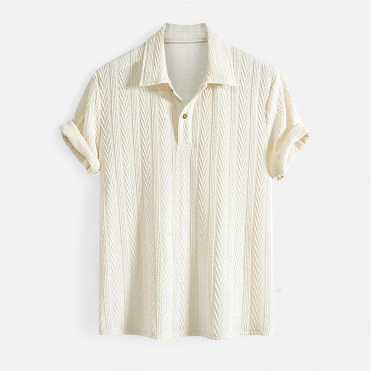 Polo majica - Gola od jacquard pletiva