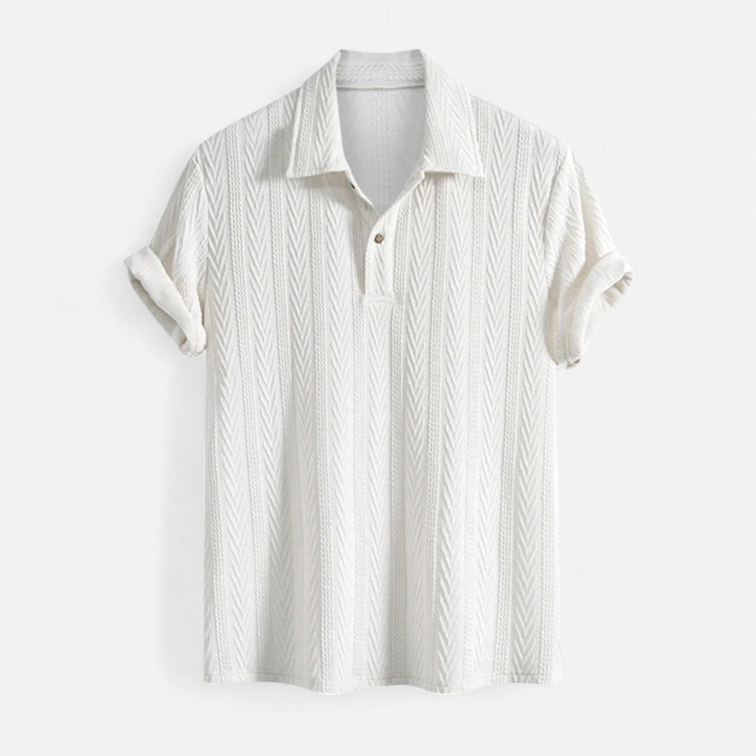 Polo majica - Gola od jacquard pletiva