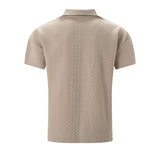 Polo majica - Relaxirana Jacquard tekstura