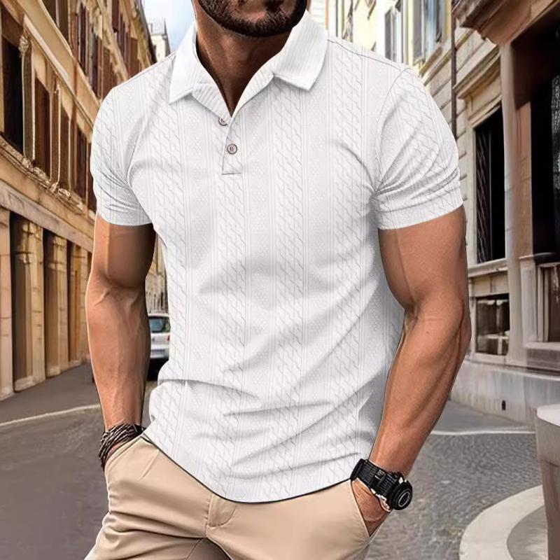 Polo majica - Relaxirana Jacquard tekstura