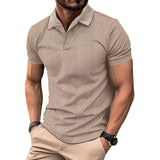 Polo majica - Relaxirana Jacquard tekstura