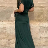 Luana - Elegantna haljina s V izrezom