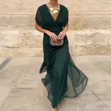 Luana - Elegantna haljina s V izrezom