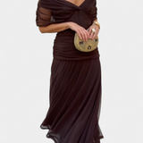 Luana - Elegantna haljina s V izrezom