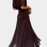 Luana - Elegantna haljina s V izrezom