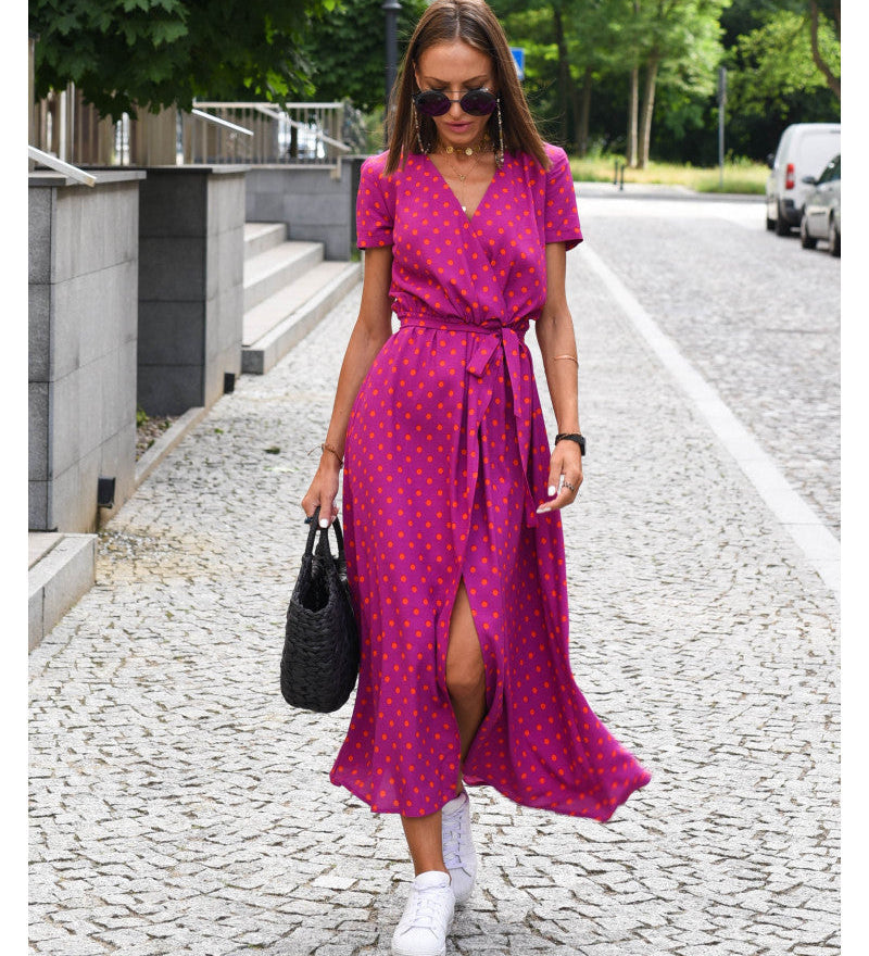 Amélia - Midi cvjetna haljina