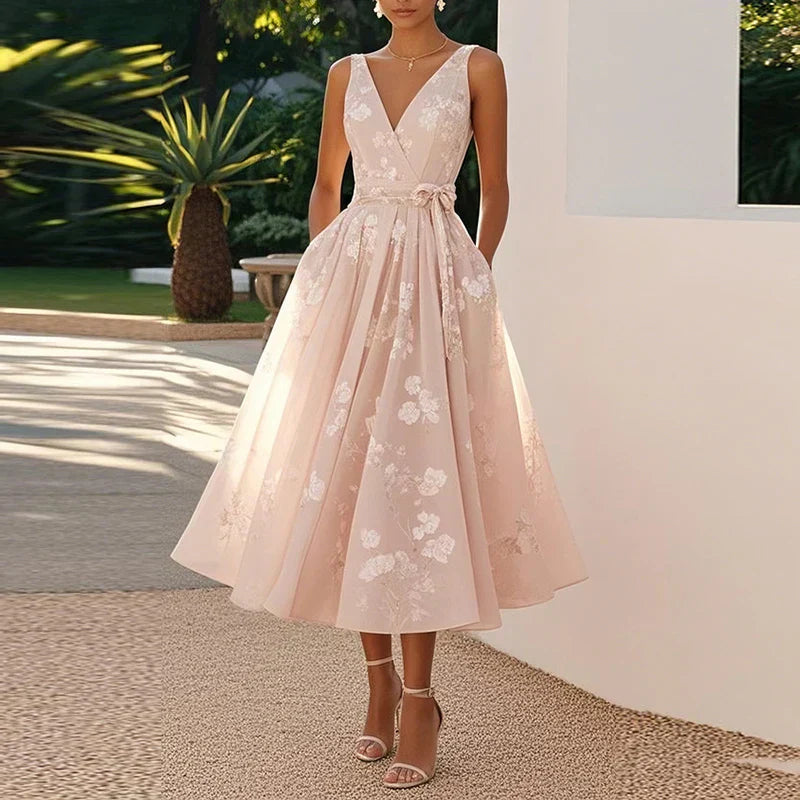 Catarina - Elegantna Midi Haljina