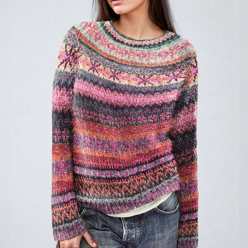 Anna | Klasični Fair Isle pulover
