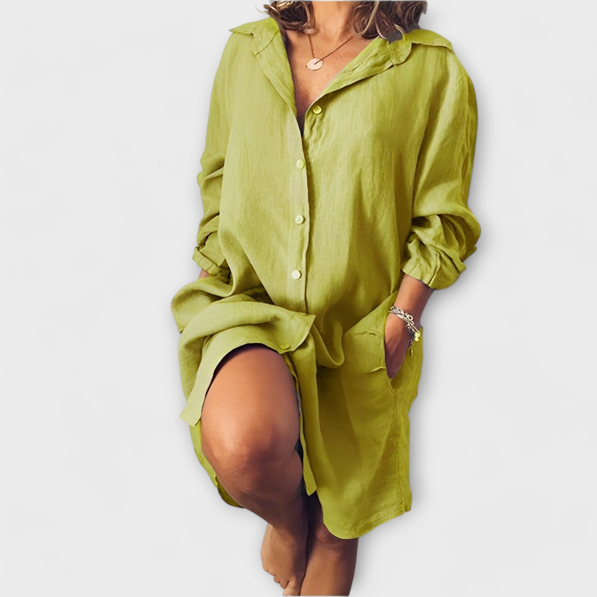 Clara - Casual lanena bluza