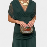 Luana - Elegantna haljina s V izrezom