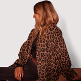 Paulina™ | Modna jakna s leopard printom