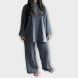 Ingrid - Plus Size Set s Rebrastom Tkaninom