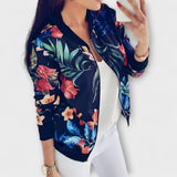 Lidia™ | Elegantna bomber jakna s cvjetnim uzorkom