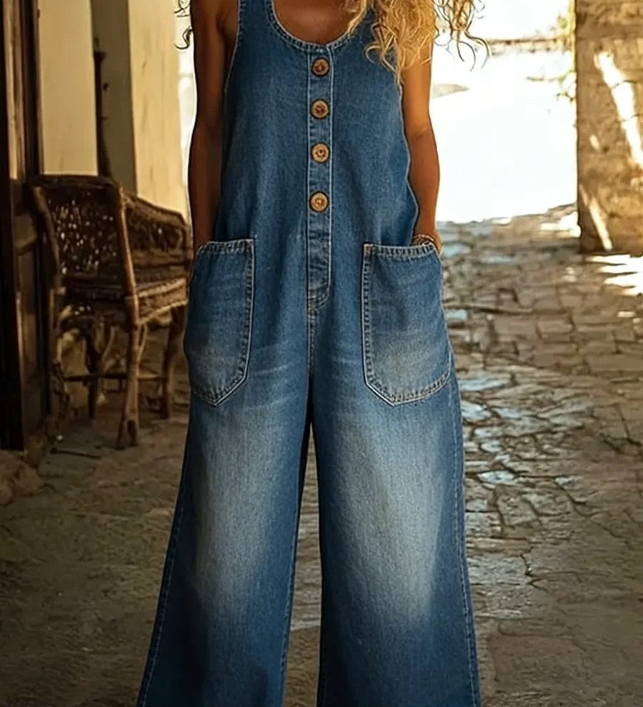 Graça - Vintage Pranje Denim Kombinezon